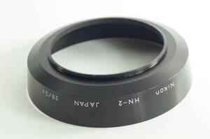 hiJ-07★送料無料 上質美品★NIKON HN-2 Auto NIKKOR 28mm F3.5 Ai-s Ai 28mm F2.8 AF 28mm F2.8 ニコン レンズフード