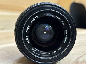 SIGMA ZOOM MASTER 1:3.5-4.5 35-70mm MULTI-COATED　(v1 1116)