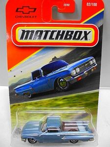 MATCHBOX 1960 シェビー エルカミーノ ミニカー マッチボックス 2025