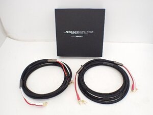 【良品】SAEC サエク スピーカーケーブル ペア STRATOSPHERE SP-10Y-Y 3.5m ペア 元箱付 ∽ 70930-1