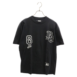 NIKE ナイキ 90s VINTAGE BASEBALL Bo Jackson ヴィンテージ 91年 銀タグ デッドストック プリント 半袖 Tシャツ ブラック