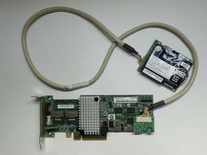 NEC SASHBA RAIDカード N8103-130(9264-8i) LSILogic(現Avago) MegaRAID 9260-8iへ改造済み BBU付き