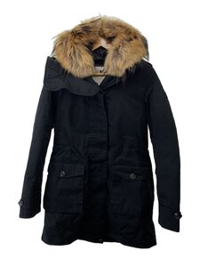 Woolrich◆モッズコート/XS/ナイロン/BLK/無地/WWCPS2760