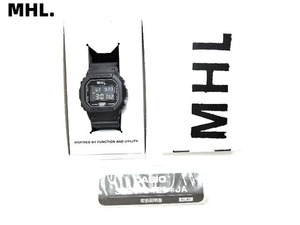 【CASIO MHL. G-SHOCK DW-5600VT BLACK カシオ Gショック コラボレーションモデル エムエイチエル マーガレットハウエル】