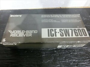 T【I5-78】【80サイズ】▲SONY ソニー/ICF-SW7600 ワールドバンドラジオ/ジャンク扱い/※傷・汚れ有