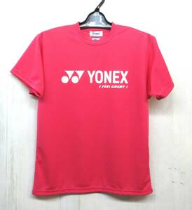 ●YONEX●ユニベリークールTシャツ●16201●ブライトピンク 122●SS●