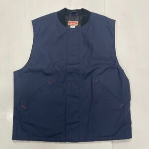 L 新品 ダックベスト RED KAP BLENDED DUCK INSULATED VEST VD22 NAVY 紺色 レッドキャップ ベスト