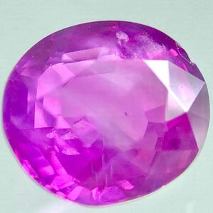 1円〜!!ソ付!!〔天然ルビー0.599ct〕d 約4.8×4.2mm ルース 裸石 corundum コランダム ruby 宝石 jewelry BB9/BB9 テEA0 w4 マ38