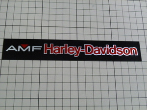 希少 AMF Harley Davidson ステッカー 当時物 です(190×30mm) ハーレー ダビッドソン 