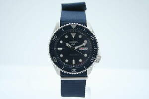 【美品 保証付 動作確認済】SEIKO 5 Sports Automatic Day/Date Blue Dial Mens 4R36-07G0 セイコー ファイブ スポーツ 自動巻 メンズ#T219