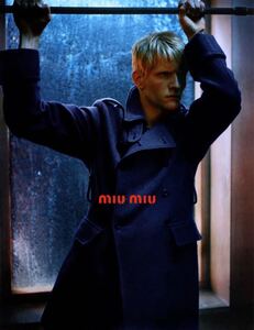 MIU MIU AW2001 WOOL PEA COAT