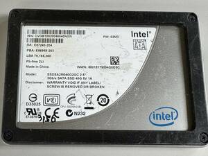 INTEL SSD 40GB【動作確認済み】3156