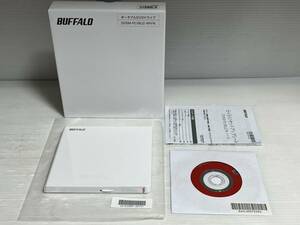 1回のみ使用 美品 ケーブル無し BUFFALO バッファロー　ポータブルDVDドライブ　DVSM-PLV8U2-WH/N