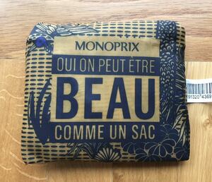 モノプリ MONOPRIX エコバッグ コラボ エコバック パリ 限定 新品 バッグ 椰子の木 希少 フランス