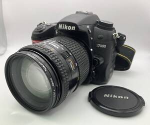 １円スタート☆ 通電確認済み Nikon ニコン D7000 レンズ AF Nikkor 28-105mm F3.5-4.5D 充電器付き