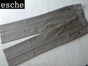 美品　esche（エッシュ）茶系　ブラウン　パンツ　38　M相当