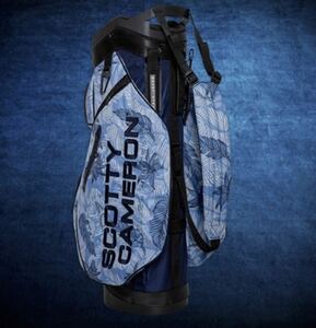 ScottyCameron Cart Bag Explorer Floral Blue