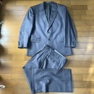 MARUZEN 丸善 高級 スーツセットアップ 名入り 古着 美品 グレー シングル VINTAGE