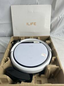 214 ロボット掃除機 ILIFE アイライフ 掃除機 ルンバ 線なしジャンク扱い ホワイト 白 100サイズ