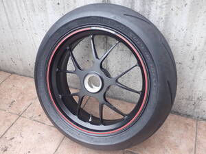 DUCATI 1098S 2008年式 純正 アルミ鍛造 リアホイール 17×6.00 