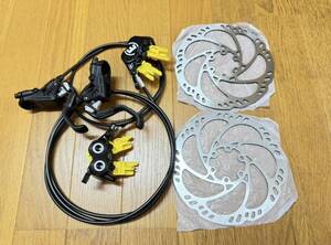 ★自転車トライアル、MTB★MAGURA★MT FIVEディスクブレーキ★ローター★フルセット