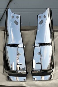 いすゞ ギガ メッキ コーナーパネル 左右セット インナーパネル付き GIGA 平成15年6月～平成19年2月 サイドパネル サイド ガーニッシュ