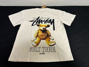 ステューシー Tシャツ STUSSY BUILT TOUGH 半袖 M クリーム