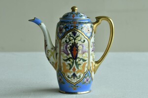 【美品】オールドノリタケ 金彩花文ポット水注 Noritake 英国マルキ印 1906年頃〜