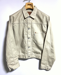 90s 日本製 LEVI’S BIGE ピケ ジャケット 71506 大戦 復刻 40 デニムジャケット ヴィンテージ 506XX ファースト 1st