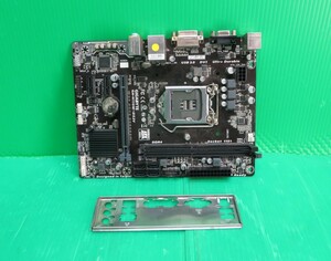 PC-1603■GIGABYTE　マザーボード　GA-H110M-DS2V ヒートシンクファン/IOパネル 動作未確認　　ジャンク　部品取り