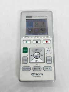 YAMAZEN 山善 Qriom YVR-R500 ICレコーダー ボイスレコーダー キュリオム FM AM ラジオ a18k18cy54TEN