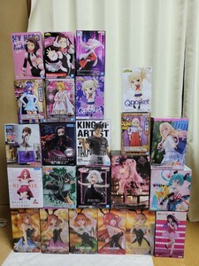 1円～ 新品未開封 まとめ売り アニメ フィギュア 23点 ワンピース 五等分の花嫁 初音ミク 僕のヒーローアカデミア 呪術廻戦 NARUTO