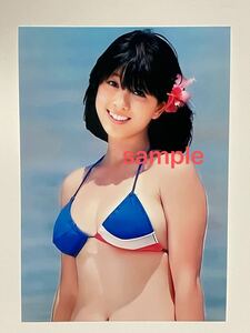 A4サイズ　ラミネート加工　ポスター　　　　防水加工　可愛い　タレント　女優　歌手　河合奈保子　354