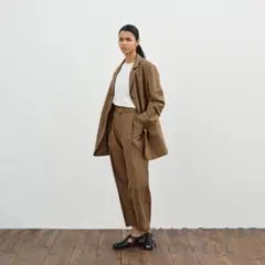 美品 MARGARET HOWELL パンツ スラックス 麻 リネン ウール