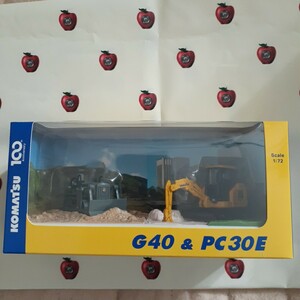 非売品 KOMATSU PC30E コマツ G40 ミニカー 小松 2台