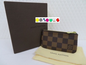 〔COLOURS〕 新品■ポシェット クレ■N62658■ダミエ■エベヌ■キーリング付きコインケース■Louis Vuitton