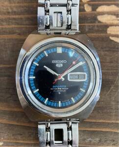 1970年代製　SEIKO セイコー セイコー5 SPORTS 6119-8130 腕時計 自動巻き アナログ ヴィンテージ メンズ オートマチック スポーツ