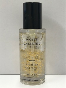 ●○1円～【開封・使用品】MISSHA MOIST LAYERING STARTER GOLD TOPPING ミシャ モイスト レイヤーリング スターター 美容液 30ml○●