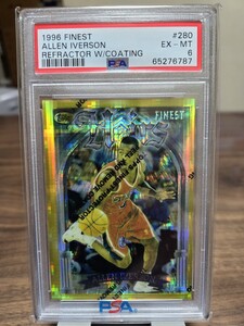 1998 FINEST Allen Iverson REFRACTOR W/COATING