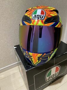 未使用品 激レアAGV AF-1 5CONTINENTS ロッシ 直筆サイン入り ヘルメット MotoGP マルケス SHOEI ARAI YZR-M1