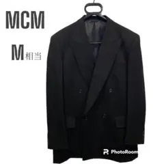 MCM エムシーエム ブラックフォーマル スーツジャケット ダブル AB5 M