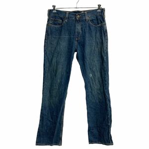 Carhartt デニムパンツ W34 カーハート リラックスストレート インディゴ 古着卸 アメリカ仕入 2302-908