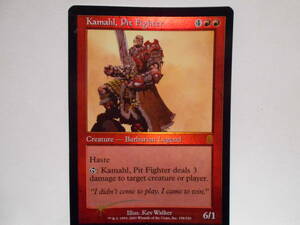 [Odyssey] [Foil] MTG : Kamahl, Pit Fighter 英語版 黒枠