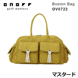 ONOFF Boston Bag OV0722 【マスタード】【オノフ】【ゴルフバッグ】【ボストンバッグ】【グローブライド】【BostonBag】