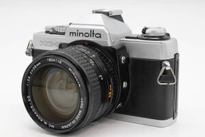 ★訳あり実用品★ MINOLTAミノルタ XG-E + AUTO W ROKKOR-SG 28mm F3.5 #1465