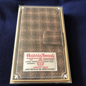 HARRIS TWEED ハリスツィード スマホケース 手帳型 新品未開封品