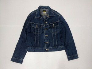 12．90s Lee RIDERS リー ライダース 3rd型 デニムジャケット Gジャン メンズM ネイビー 509