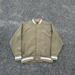 old stussy 90s ブルゾン　カーキ　ジャケット　スタジャン　ボタン