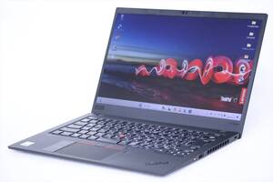 1円～ Corei7 Windows11 薄型 軽量 Lenovo ThinkPad X1 Carbon Gen7 i7-10510U RAM8GB SSD256GB 14.0FHD