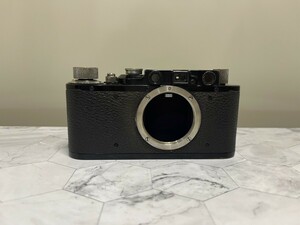 Leica ii 2型 Black Body ライカ バルナック レンジファインダー D II D2 フィルムカメラ ボディ 希少 ニッケル メッキ